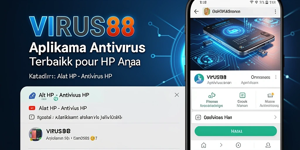 Tampilan antarmuka utama VIRUS88 yang ramah pengguna.