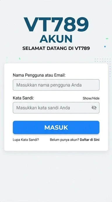 Masuk Akun vt789 dengan Mudah dan Aman