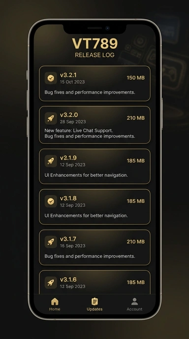 Riwayat Versi vt789 untuk Pengguna Android
